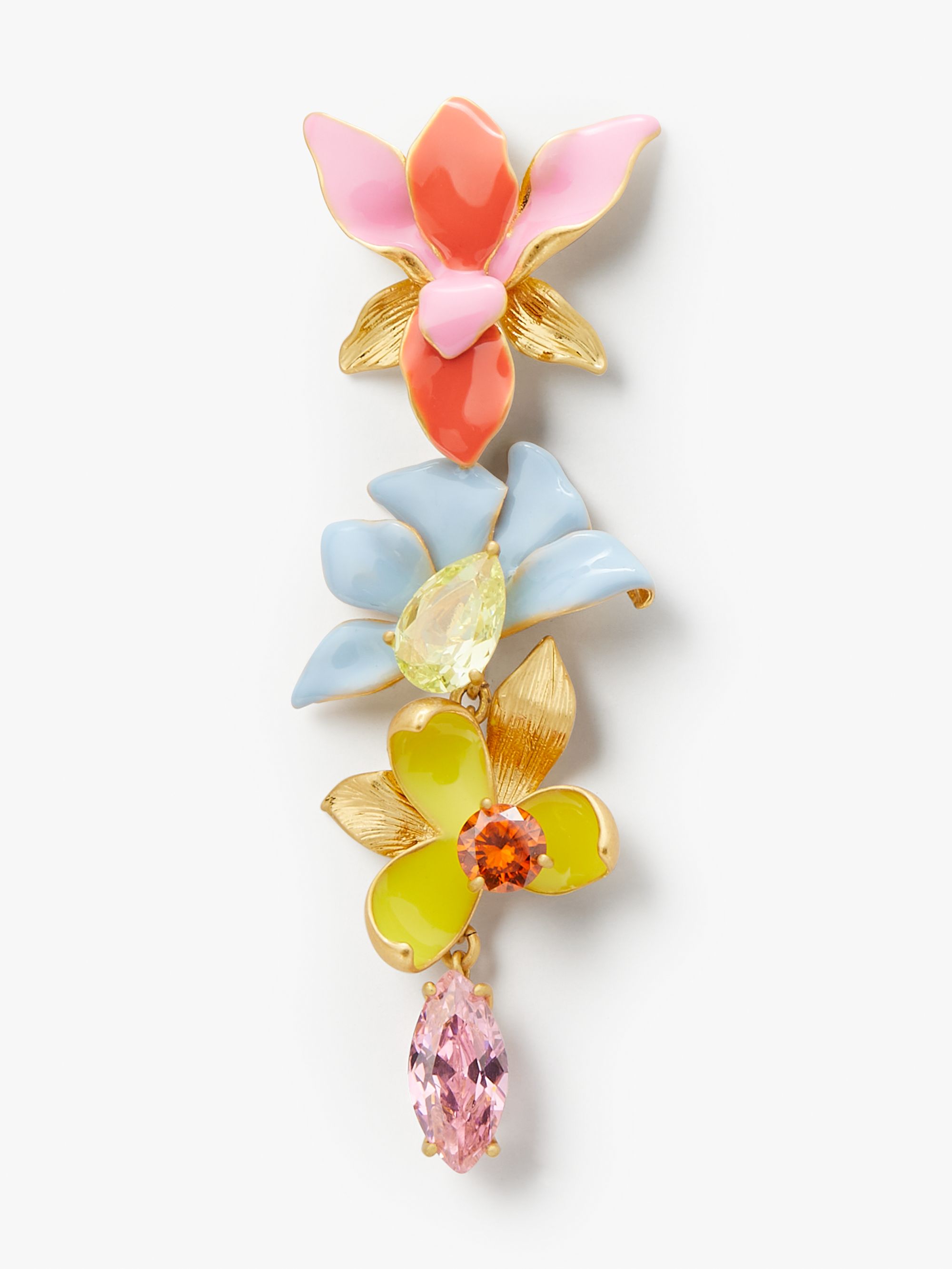 floral frenzy 個性花簇耳環
