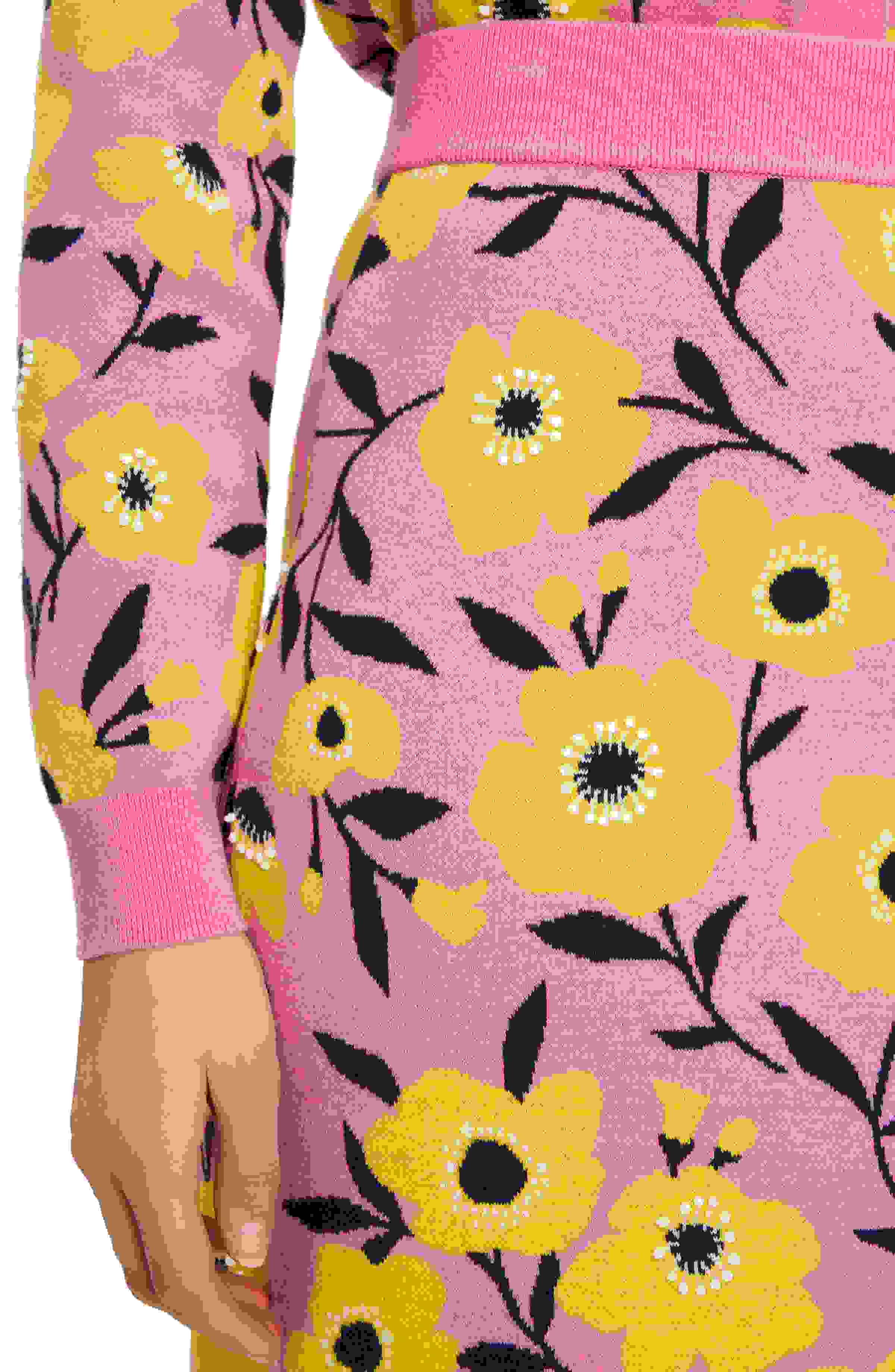 太陽花圖案針織短裙